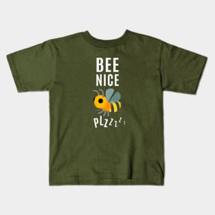 Bee Nice Zzzz Kids T-Shirt